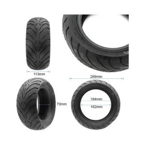 Neumatico tubeless 110 50 6 5 cityroad xuancheng para patinete electrico: componente completo preparado para el rodaje.