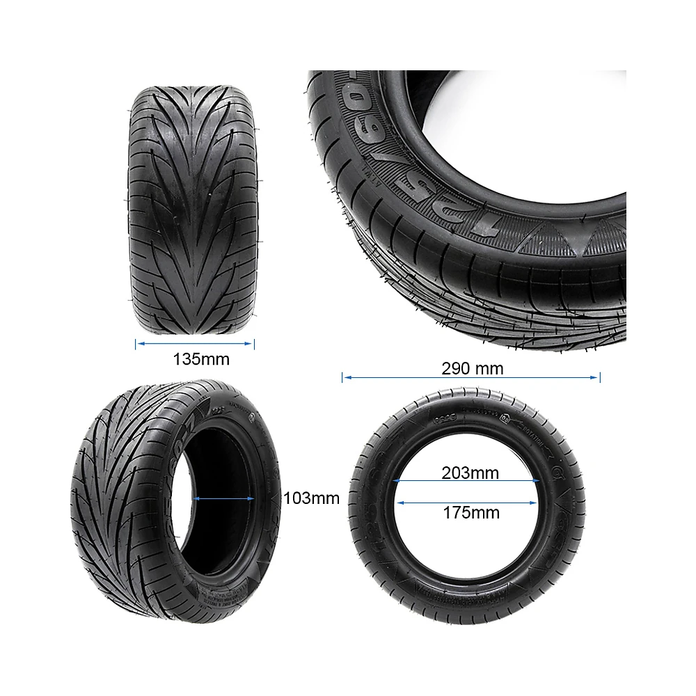 Neumatico tubeless 125 60 7 cst para patinete electrico: recambio completo preparado para el rodaje.