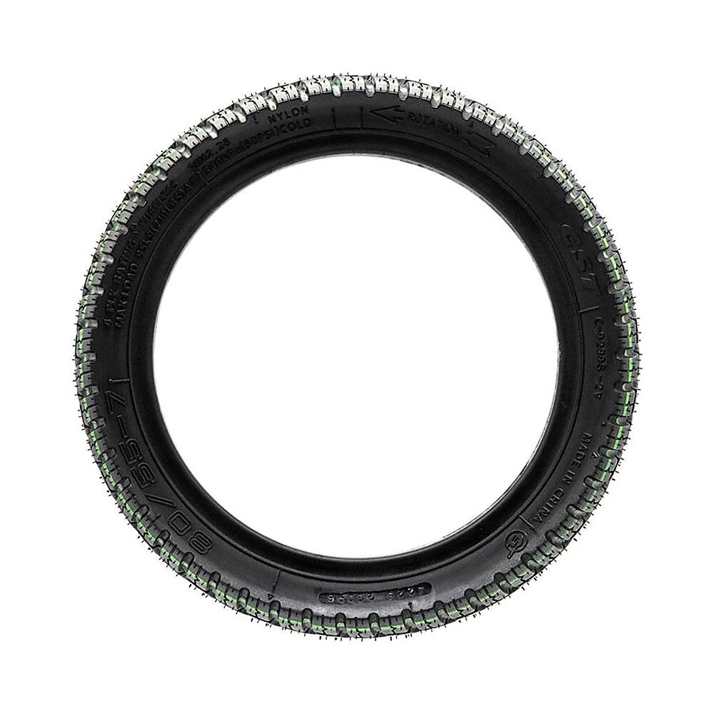 Neumatico tubeless 80 55 7 cst para patinete electrico: perfil de materiales para mayor solidez a largo plazo.