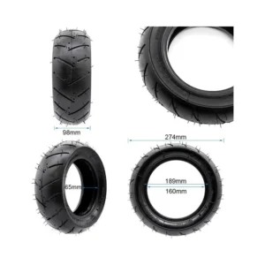 Neumático Tubeless 90/65-6.5 para Patinete Eléctrico - medidas del neumático