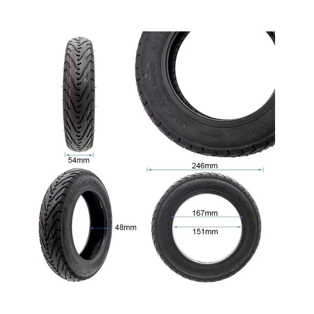 Neumático Tubeless Cityroad 10x2.25-6 para Patinete Eléctrico - medidas del neumático