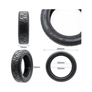 Neumático Tubeless Cityroad 10x2.5-6.5 B60 para Patinete Eléctrico - medidas del neumático