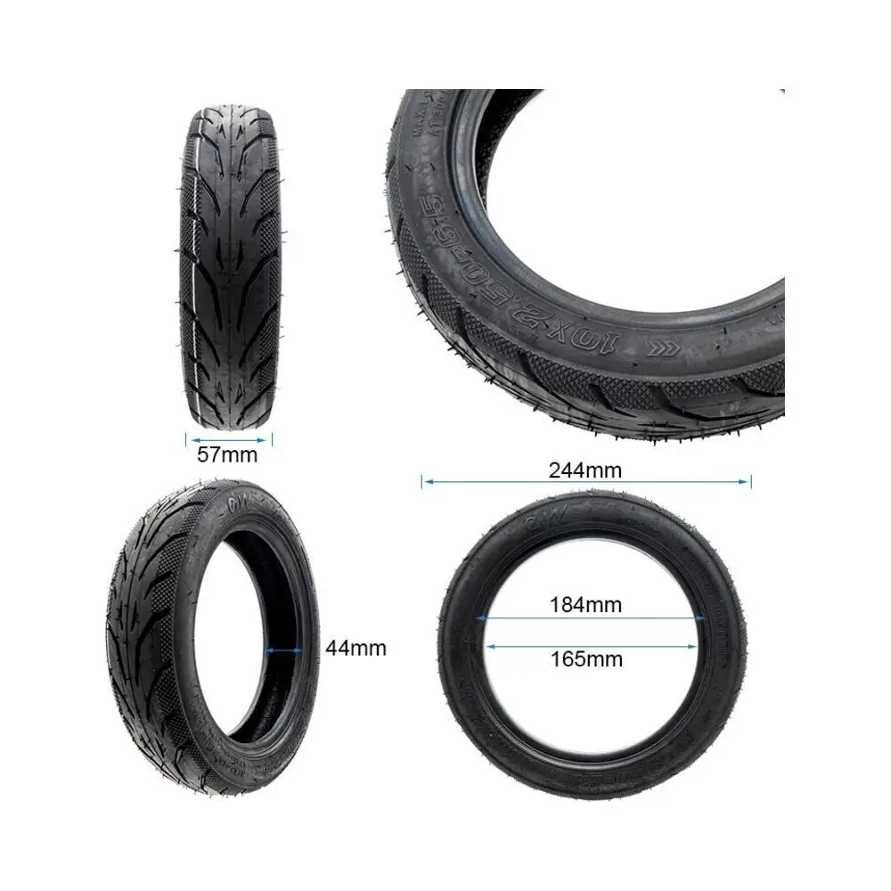 Neumático Tubeless Cityroad 10x2.50-6.5 para Patinete - medidas del neumático