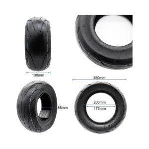 Neumatico tubeless cityroad 135 75 7 para patinete electrico: recambio completo preparado para el rodaje.