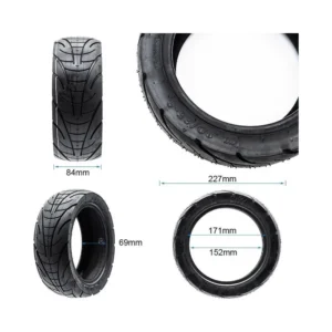 Neumático Tubeless Cityroad 80/65-6 para Patinete Eléctrico - medidas del neumático