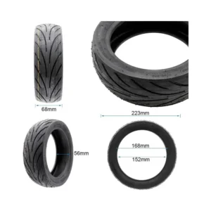 Neumático Tubeless Cityroad 9.5x2.5-6.1 para Patinete - medidas del neumático