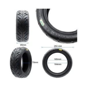 Neumatico Tubeless Cityroad 90 65 6 5 Para Patinete Electrico: elemento de sustitución completo preparado para el rodaje.
