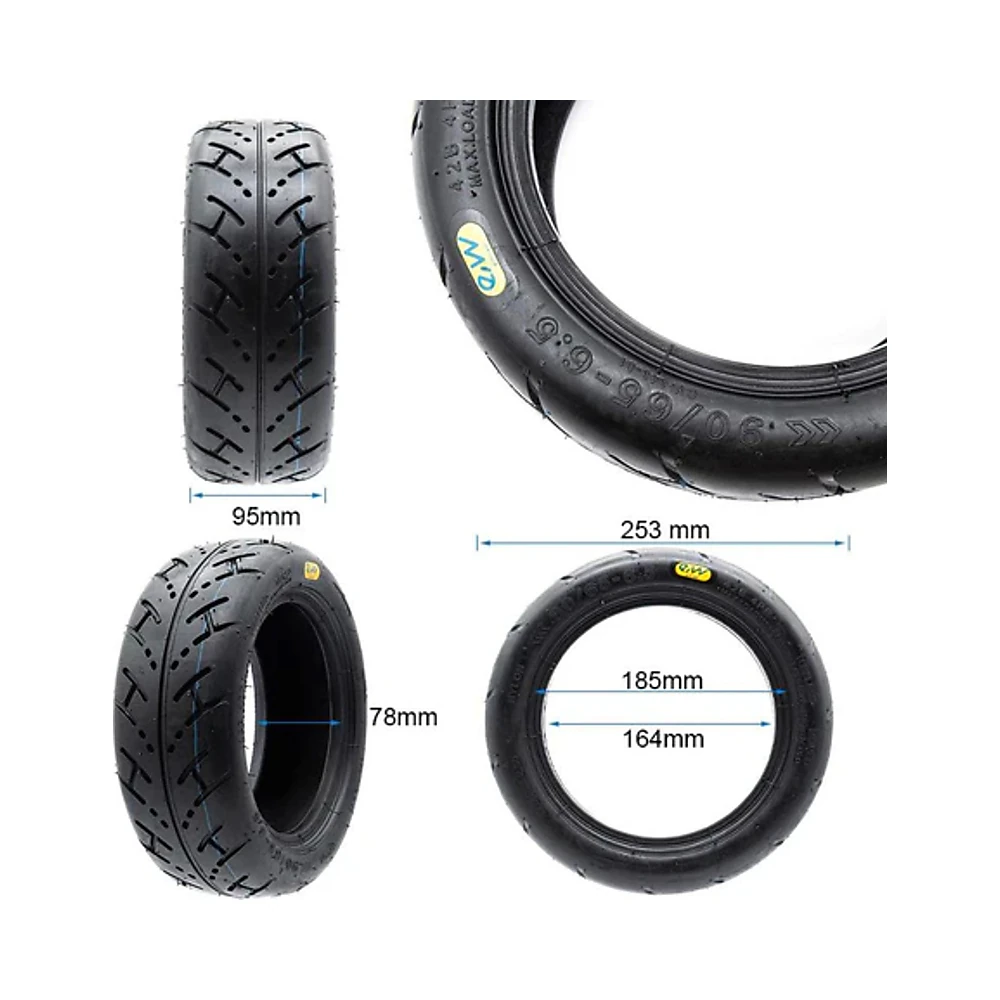 Neumatico Tubeless Cityroad 90 65 6 5 Para Patinete Electrico: elemento de sustitución completo preparado para el rodaje.