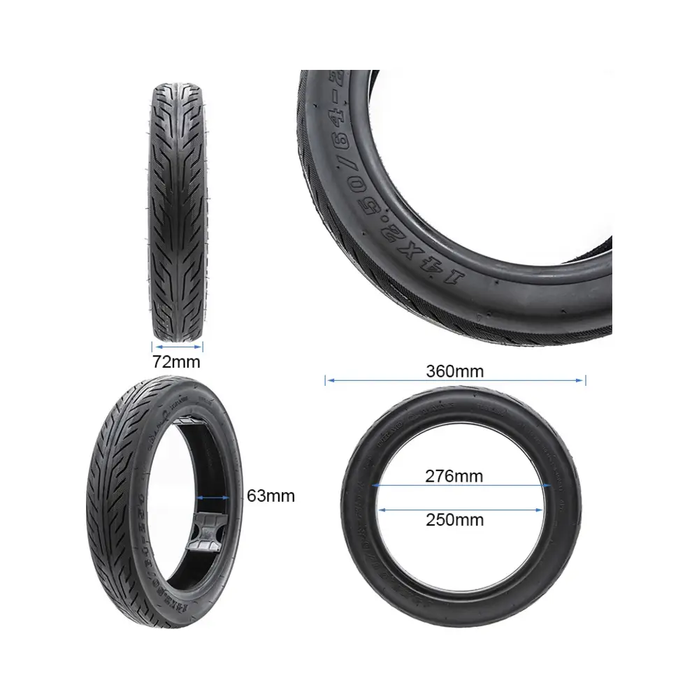 Neumático Tubeless Cityroad Chaoyang 14x2.5-10 / 64-254-10 para Patinete Eléctrico - medidas del neumático