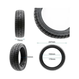 Neumático Tubeless Cityroad Xuancheng 10.5x2.75-7 para Patinete Eléctrico - medidas del neumático