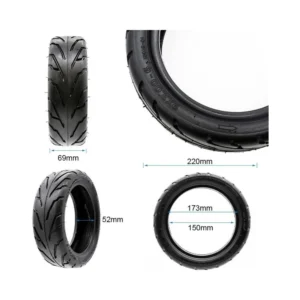 Neumático Tubeless Cityroad Xuancheng 9x3-6 para Patinete Eléctrico - medidas del neumático