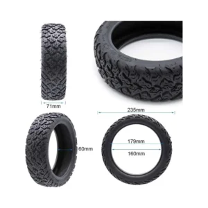 Neumático Tubeless Humming Bird 10x2.5-6.5 para Patinete Eléctrico - medidas del neumático