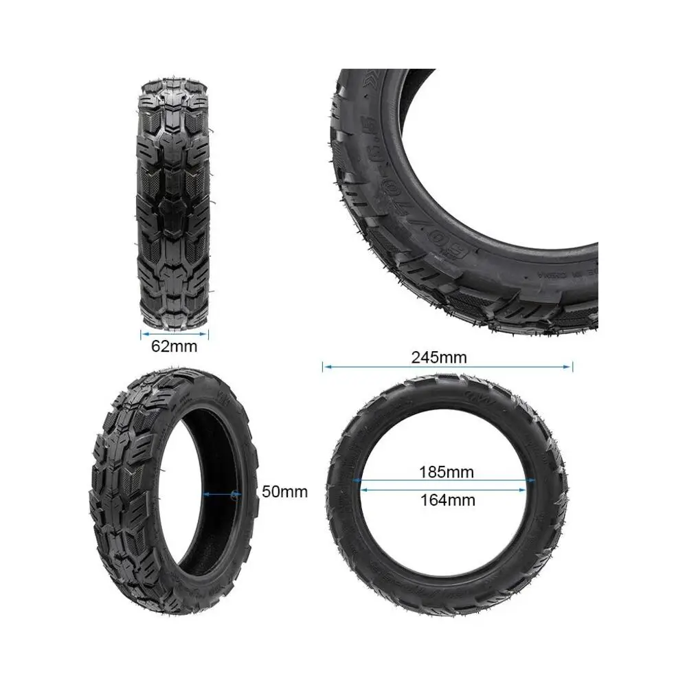 Neumático Tubeless Mixto 60/70-6.5 Offroad/Cityroad para Patinete Eléctrico - acabado del producto