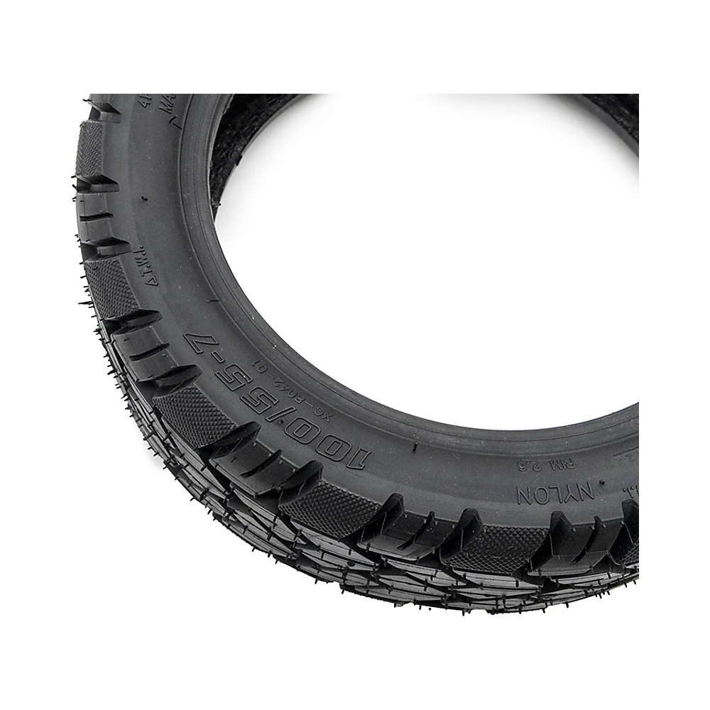 Neumatico tubeless offroad 100 55 7 para patinete electrico: cotas para un colocación preciso.