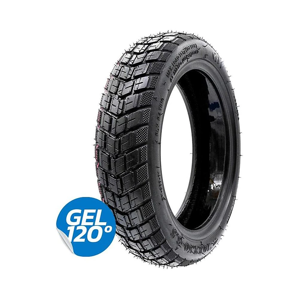 Neumatico tubeless offroad 10x2 50 6 5 con gel para patinete electrico: diseño con fabricación cuidada estructural.