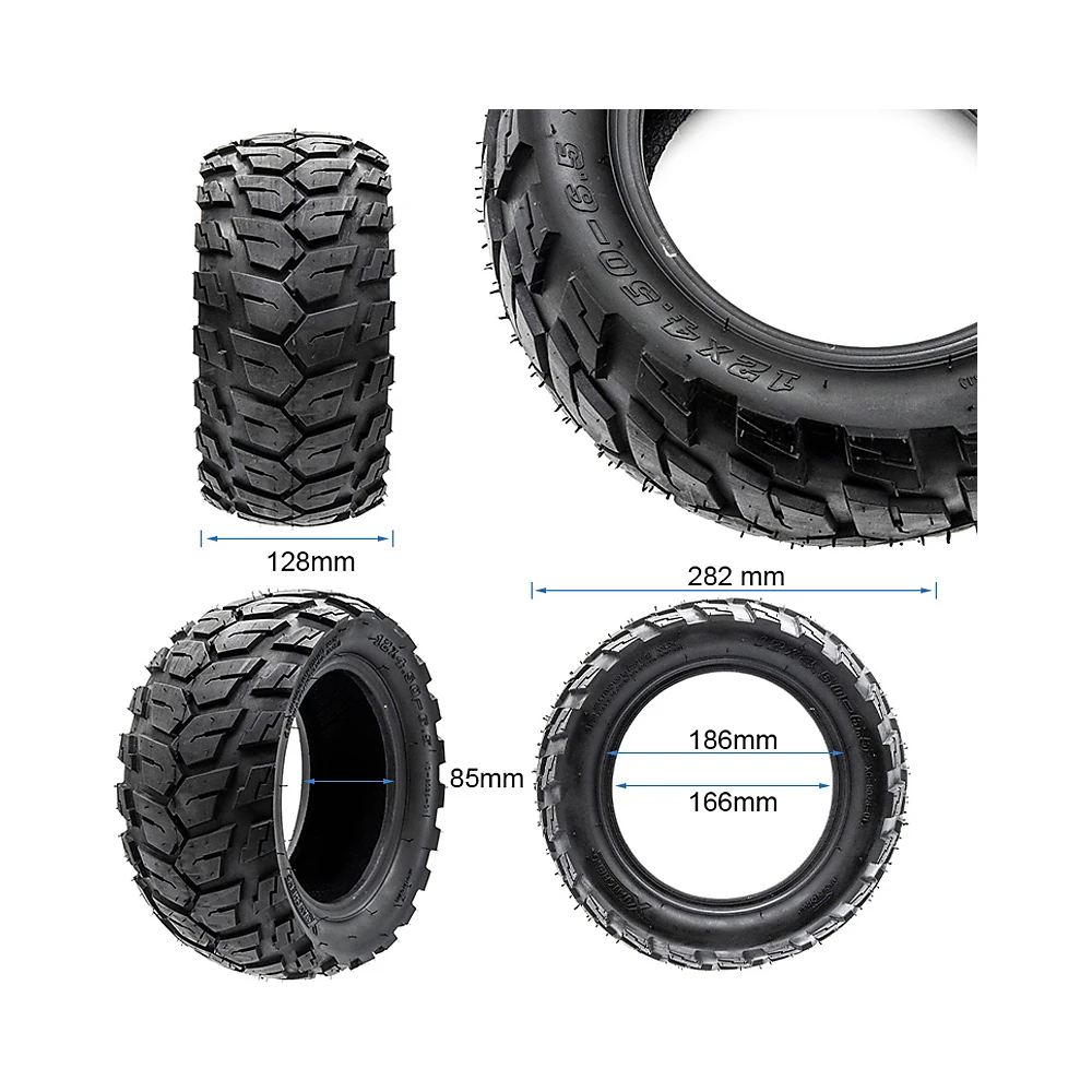 Neumatico tubeless offroad 12x4 5 6 5 para patinete electrico: estado final del componente.