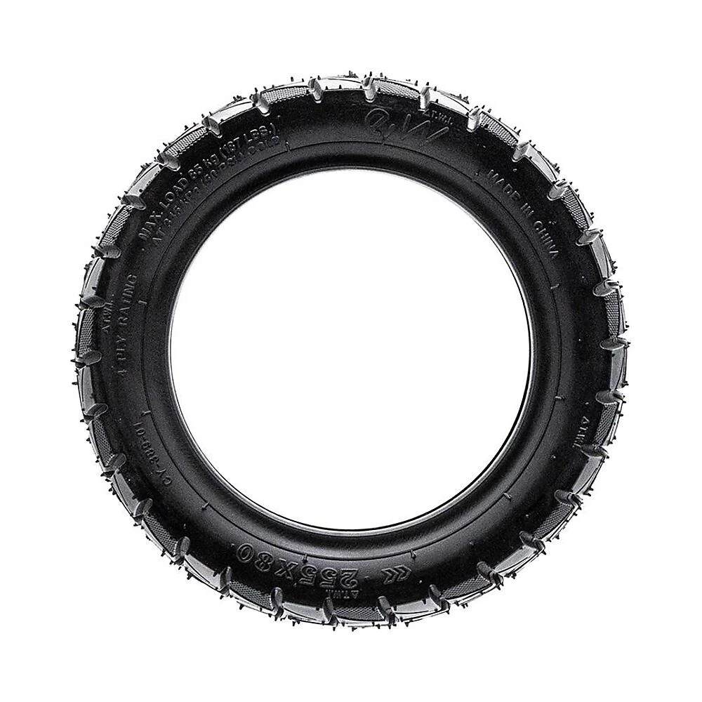Neumatico tubeless offroad 255x80 10x3 6 para patinete electrico: diseño minucioso y acabado de acabado profesional.