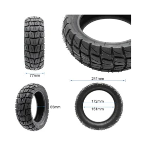 Neumático Tubeless Offroad 255x80 10x3-6 para Patinete Eléctrico - medidas del neumático