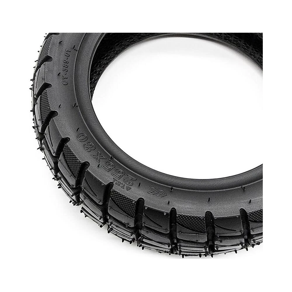 Neumatico tubeless offroad 255x80 10x3 6 para patinete electrico: diseñado para un acoplamiento ágil.