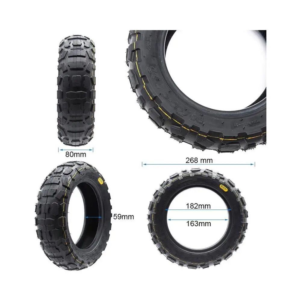 Neumático Tubeless Offroad para Patinete Eléctrico 90/65-6.5 - medidas del neumático