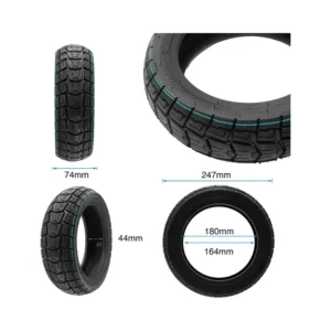 Neumático Tubeless Offroad Runflat 10x2.75-6.5 para Patinete Eléctrico - medidas del neumático