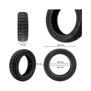Neumático Tubeless Offroad Xuancheng 10x2.75-6.5 para Patinete Eléctrico - medidas del neumático