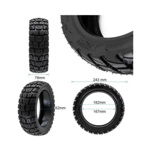 Neumático Tubeless Offroad Xuancheng Edition Gel 10x2.75-6.5 para Patinete Eléctrico - medidas del neumático