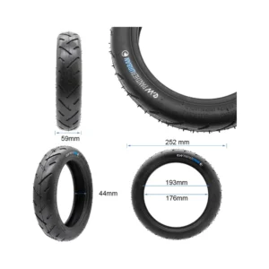 Neumático Tubeless PantherUrban 60/70-7 para Patinete Xiaomi Mi4 Pro Max/Plus - medidas del neumático