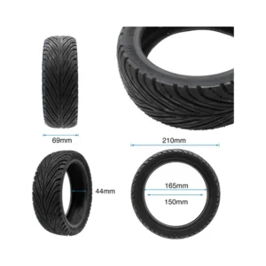 Neumático Tubeless PantherUrban Cityroad 9x2.5-6 para Patinete Eléctrico - medidas del neumático