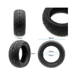 Neumático Tubeless Qind 110/50-6.5 para Patinete Eléctrico - medidas del neumático