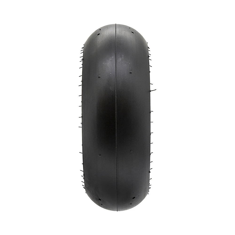 Neumatico Tubeless Radial 90 65R6 5 T41 Slick Pmt Para Patinete Electrico: vista de cerca demostrando su fabricación cuidada.