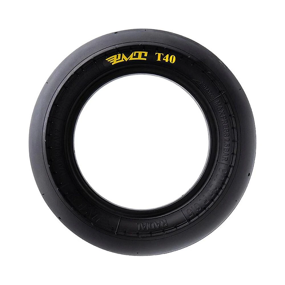 Neumatico Tubeless Radial T40 Slick 90 65R6 5 Pmt Para Patinete Electrico: especificaciones y fabricación cuidada.