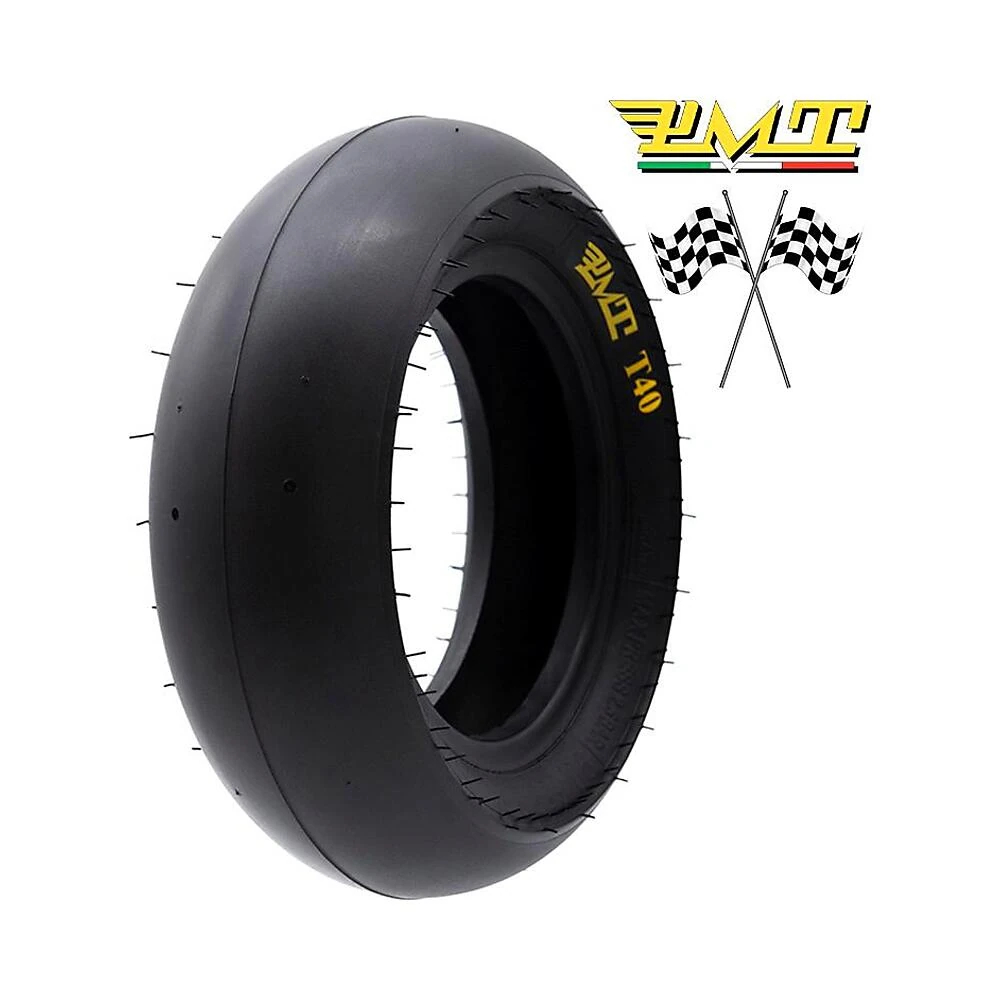 Neumatico Tubeless Radial T40 Slick 90 65R6 5 Pmt Para Patinete Electrico: elemento de sustitución destacado por su resist...