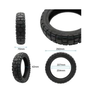 Neumático Tubeless Yuanxing 12x2.5 CY416 para Patinete Eléctrico - medidas del neumático