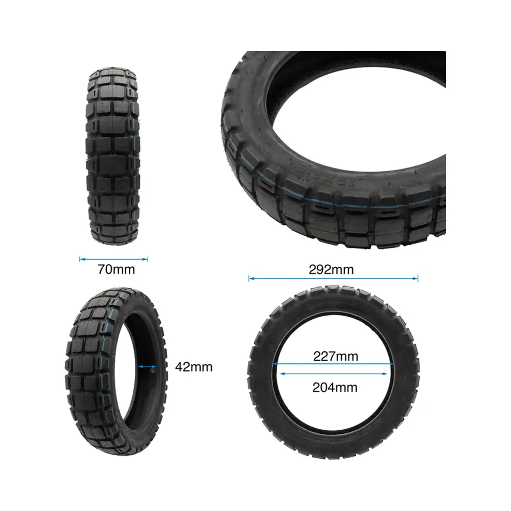 Neumático Tubeless Yuanxing 12x2.5 CY416 para Patinete Eléctrico - medidas del neumático