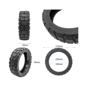 Neumático Tubeless Yuanxing 12x3 CY416 con Gel para Patinete Eléctrico - medidas del neumático