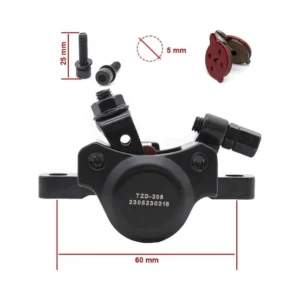Pinza de Freno Mecánica Izquierda TZD-208/CT001-M01 50mm Negra para Patinete NIU - detalle del producto