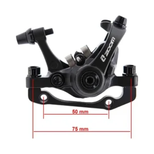 Pinza de Freno Mecánica Izquierda Zoom DB680/RT004-M01 70mm Negra con Soporte F160/R140 - acabado del producto