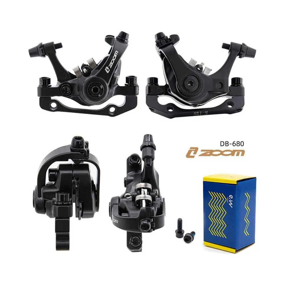 Pinza de Freno Mecánica Izquierda Zoom DB680/RT004-M01 70mm Negra con Soporte F160/R140 - vista del producto