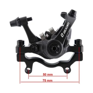 Pinza de Freno Mecánica Izquierda Zoom DB680/RT004-M02 70mm Negra con Soporte F180/R160 - detalle del producto