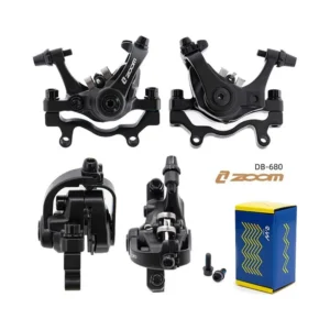 Pinza de Freno Mecánica Izquierda Zoom DB680/RT004-M02 70mm Negra con Soporte F180/R160 - vista del producto