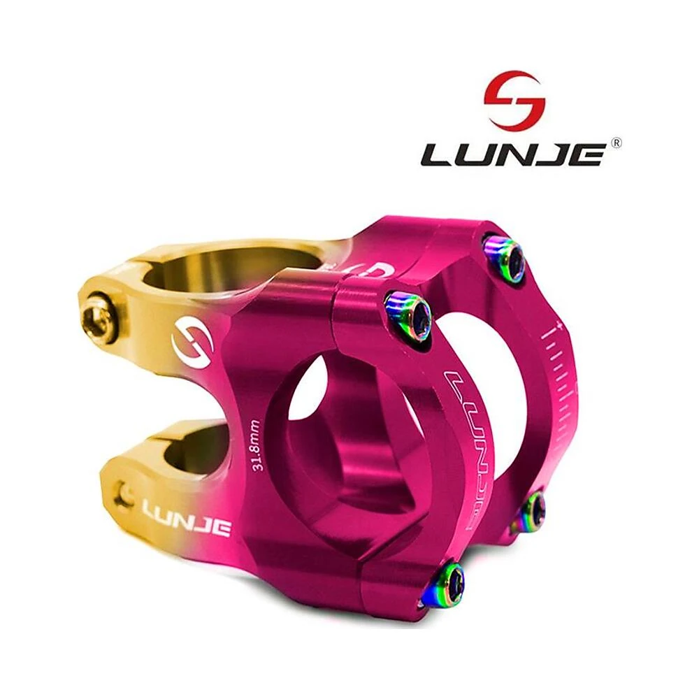 Potencia 31 8mm ewpm 003 dorado fucsia compatible con patinete y bicicleta: diseño con materiales seleccionados estructural.