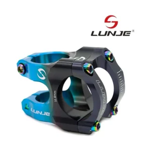 Potencia 31 8mm ewpm 003 negro azul compatible con patinete y bicicleta: aspecto apropiado para renovación de VMP.
