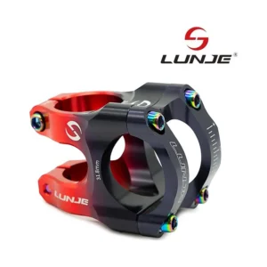 Potencia 31 8mm ewpm 003 negro rojo compatible con patinete y bicicleta: recambio destacado por su solidez a largo plazo.