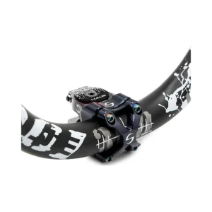 Potencia 31 8mm negro gris compatible con patinete y bicicleta: diseñado para un montaje práctico.