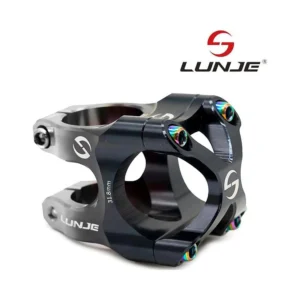 Potencia 31 8mm negro gris compatible con patinete y bicicleta: diseño con acabado profesional estructural.