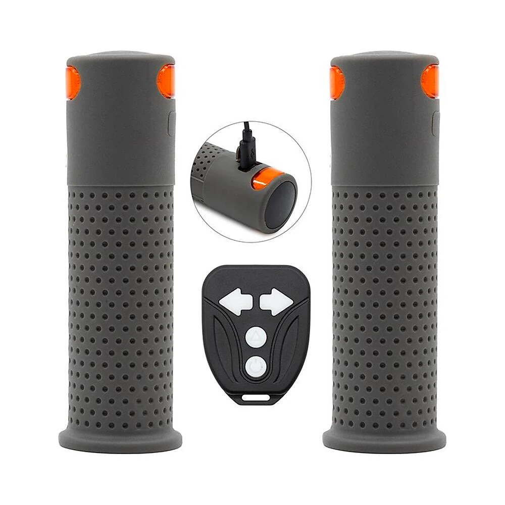 Punos Con Intermitentes Y Mando Para Patinete Electrico: primer plano adicional de solidez.