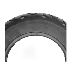 vista medidas de la rueda maciza 10x2.5-6 cityroad bisel 44mm para patinete eléctrico, construida en material resistente para mayor durabilidad y sin riesgo de pinchazos, en OmmviShop.