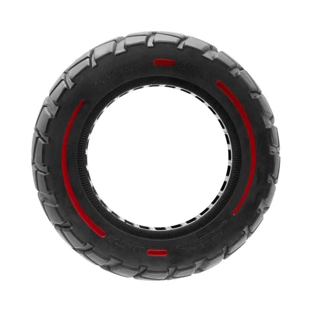 Rueda Maciza Amitor 9x3-5.5 Línea Roja/Negra para Patinete Eléctrico - vista general