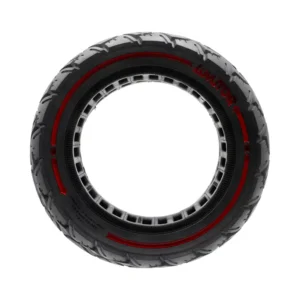 Rueda Maciza Amitor Roja 10x3.0/255x80 80/65-6 para Patinete Eléctrico - vista general
